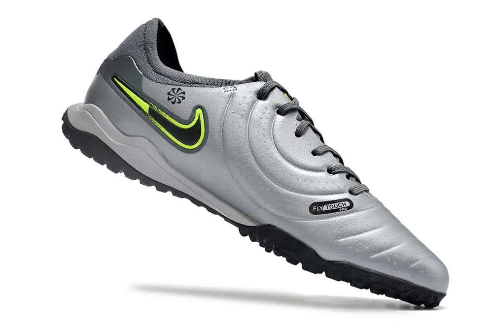 Nike Tiempo Legend 10 Pro TF - Gray/Neon Yellow/Black