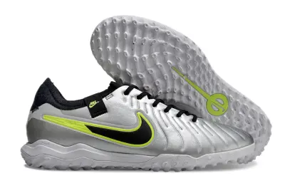 Nike Tiempo Legend 10 Pro TF - Silver/Neon Green/Black