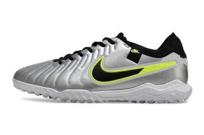Nike Tiempo Legend 10 Pro TF - Silver/Neon Green/Black