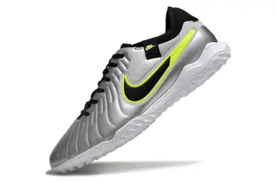 Nike Tiempo Legend 10 Pro TF - Silver/Neon Green/Black