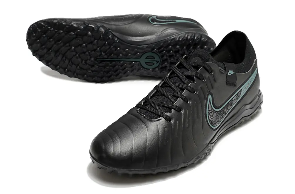 Nike Tiempo Legend 10 Pro TF - Black/Midnight Black/Cool Teal