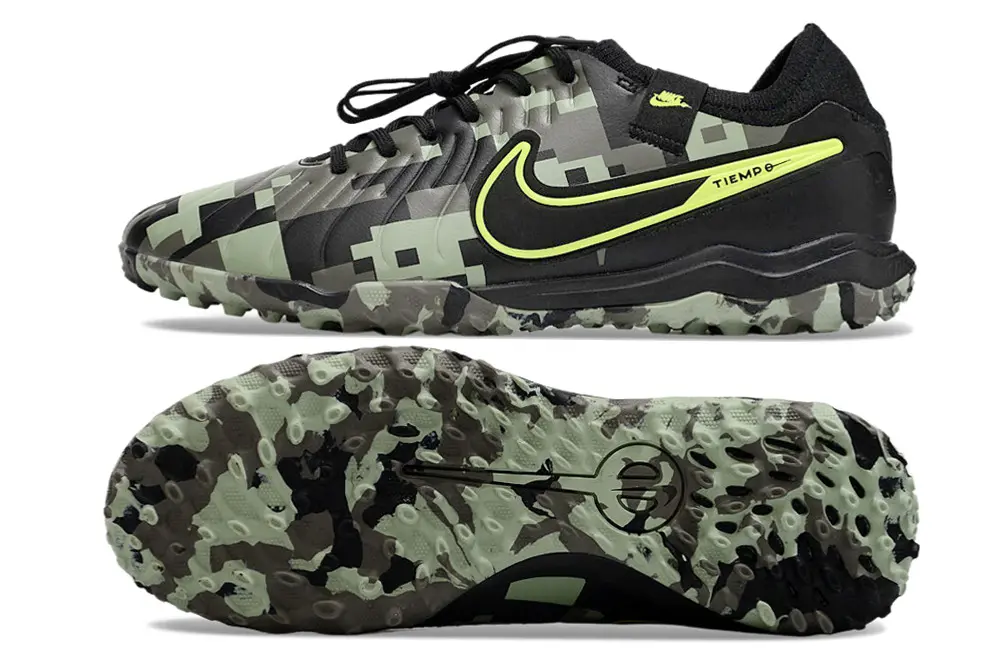 Nike Tiempo Legend 10 Pro TF - Black/Lime Green/Urban Camo