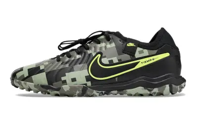 Nike Tiempo Legend 10 Pro TF - Black/Lime Green/Urban Camo