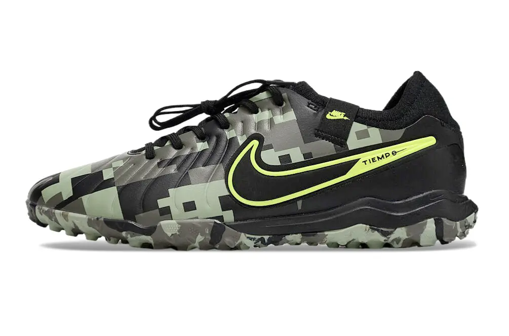 Nike Tiempo Legend 10 Pro TF - Black/Lime Green/Urban Camo