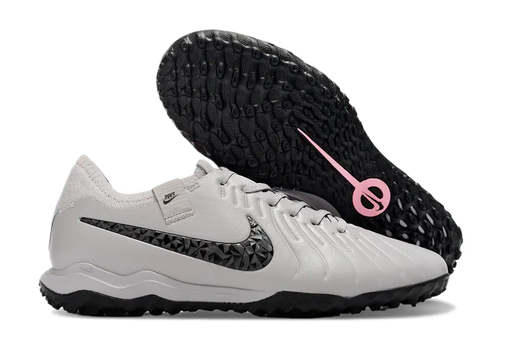 Nike Tiempo Legend 10 Pro TF - Gray/Charcoal Black/Metallic Silver