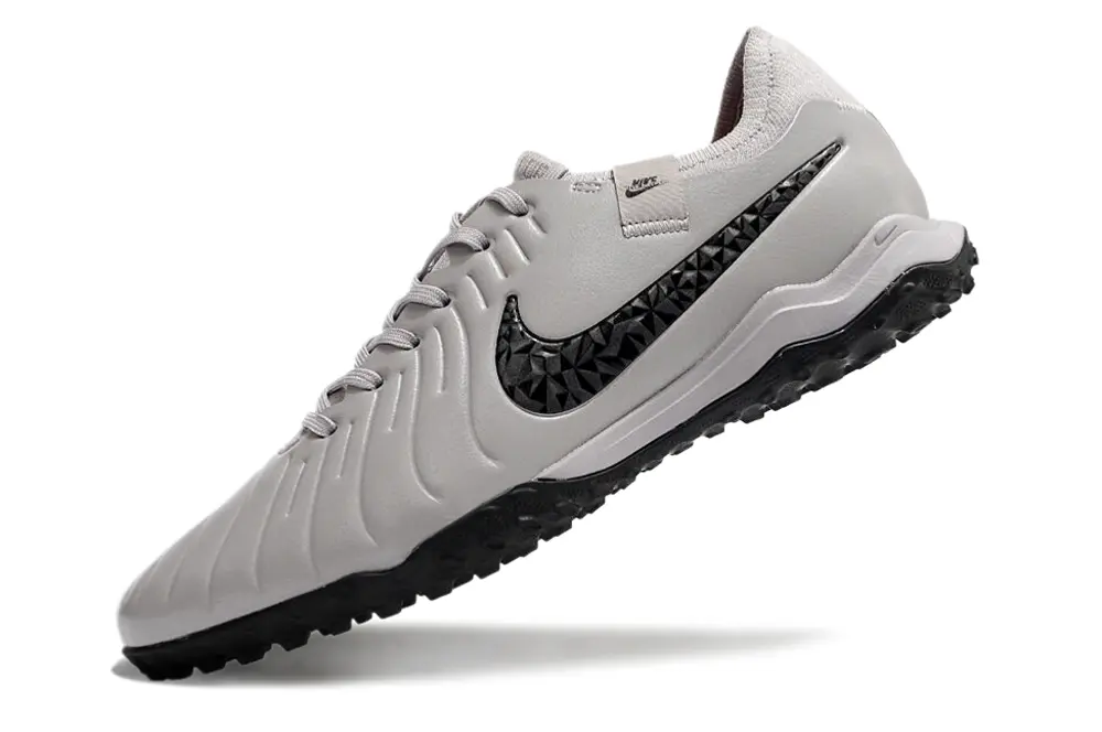 Nike Tiempo Legend 10 Pro TF - Gray/Charcoal Black/Metallic Silver