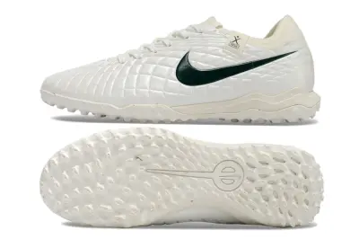 Nike Tiempo Legend 10 Pro TF - White/Midnight Green/Soft Cream