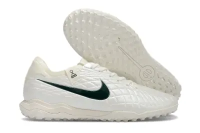 Nike Tiempo Legend 10 Pro TF - White/Midnight Green/Soft Cream