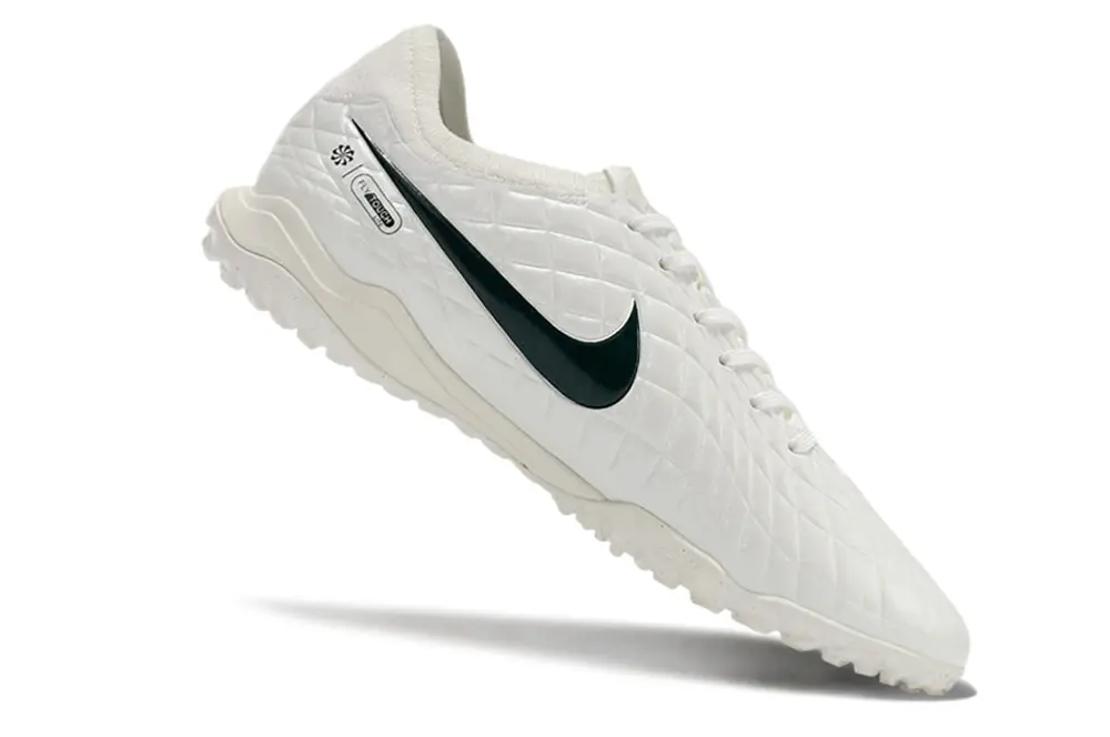 Nike Tiempo Legend 10 Pro TF - White/Midnight Green/Soft Cream