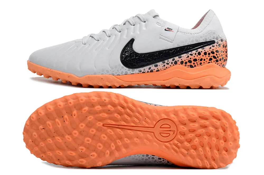 Nike Tiempo Legend 10 Pro TF - Gray/Bright Orange/Black