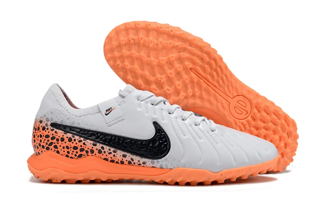Nike Tiempo Legend 10 Pro TF - Gray/Bright Orange/Black