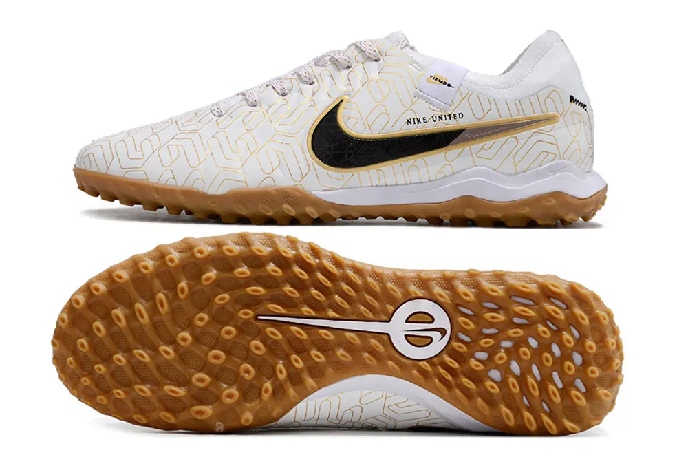 Nike Tiempo Legend 10 Pro TF - White/Golden Yellow/Black