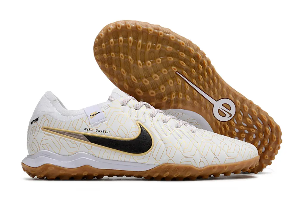 Nike Tiempo Legend 10 Pro TF - White/Golden Yellow/Black