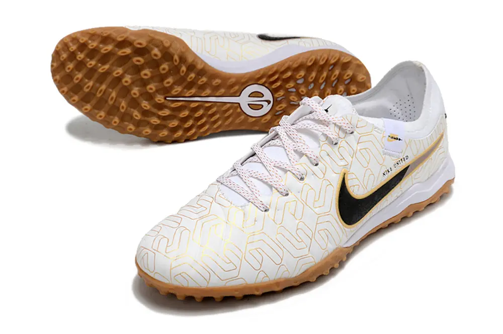 Nike Tiempo Legend 10 Pro TF - White/Golden Yellow/Black