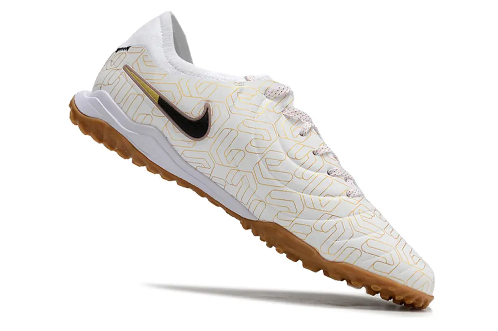 Nike Tiempo Legend 10 Pro TF - White/Golden Yellow/Black