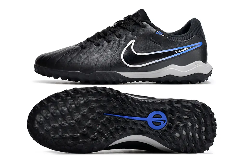 Nike Tiempo Legend 10 Academy TF - Black/Electric Blue/Silver