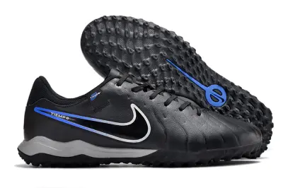 Nike Tiempo Legend 10 Academy TF - Black/Electric Blue/Silver