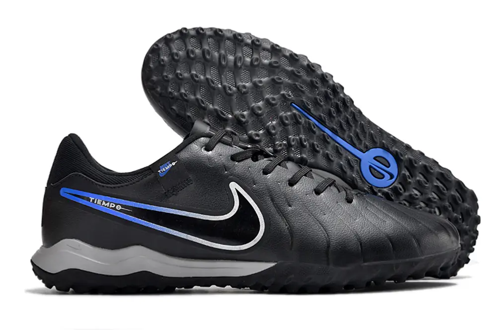 Nike Tiempo Legend 10 Academy TF - Black/Electric Blue/Silver