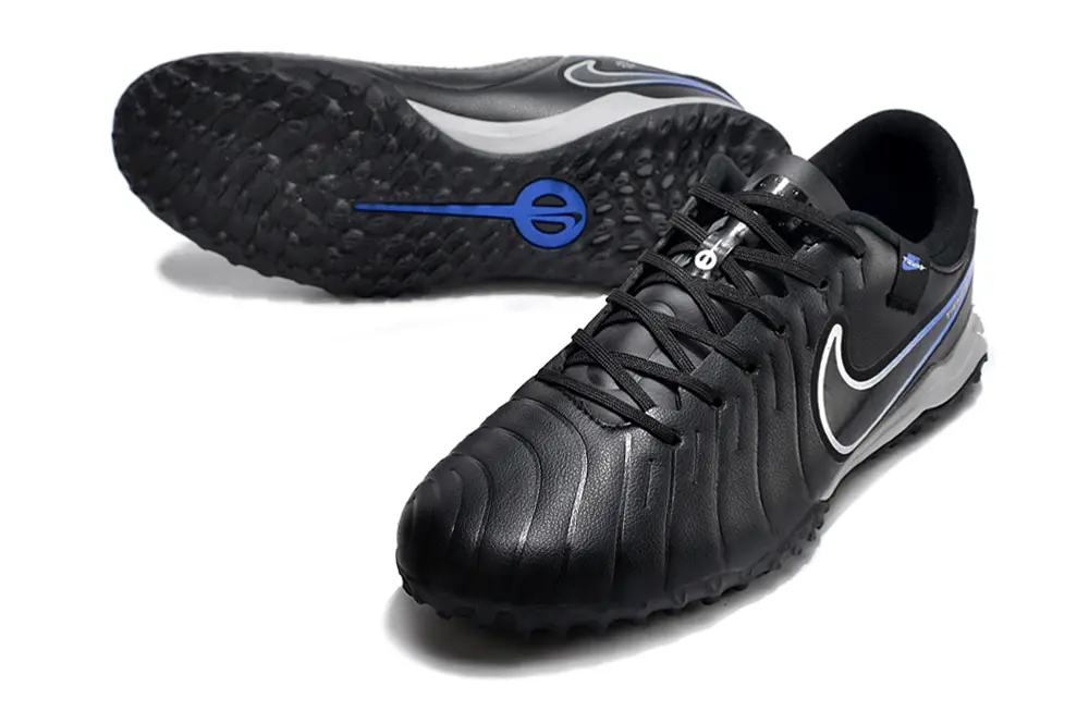 Nike Tiempo Legend 10 Academy TF - Black/Electric Blue/Silver