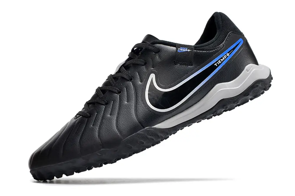 Nike Tiempo Legend 10 Academy TF - Black/Electric Blue/Silver