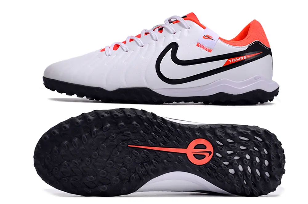 Nike Tiempo Legend 10 Academy TF - White/Flash Orange/Black