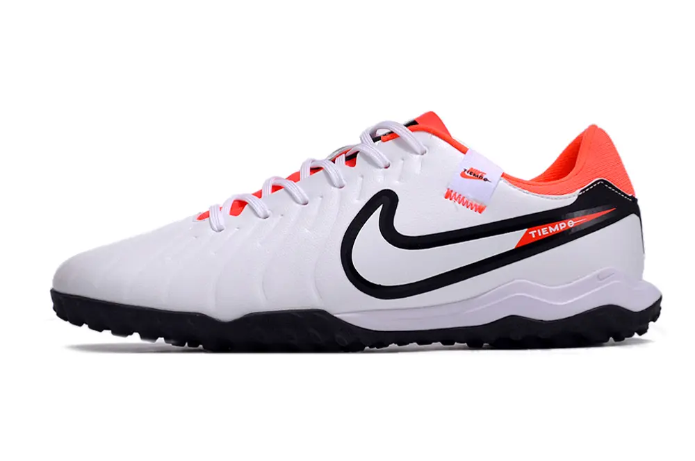 Nike Tiempo Legend 10 Academy TF - White/Flash Orange/Black