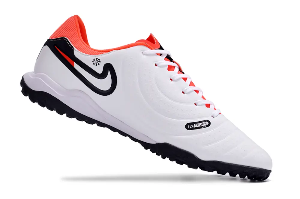 Nike Tiempo Legend 10 Academy TF - White/Flash Orange/Black