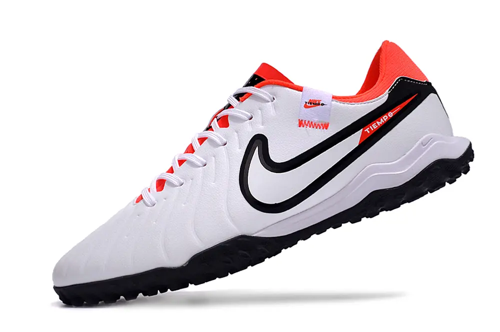 Nike Tiempo Legend 10 Academy TF - White/Flash Orange/Black