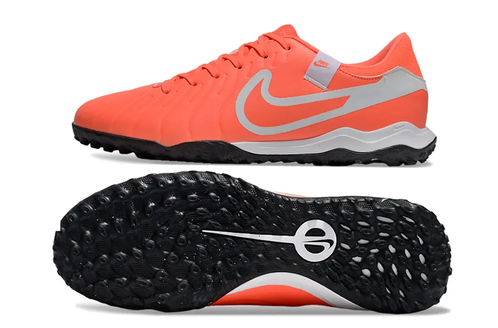 Nike Tiempo Legend 10 Academy TF - Coral/Electric Coral/Sleek Gray