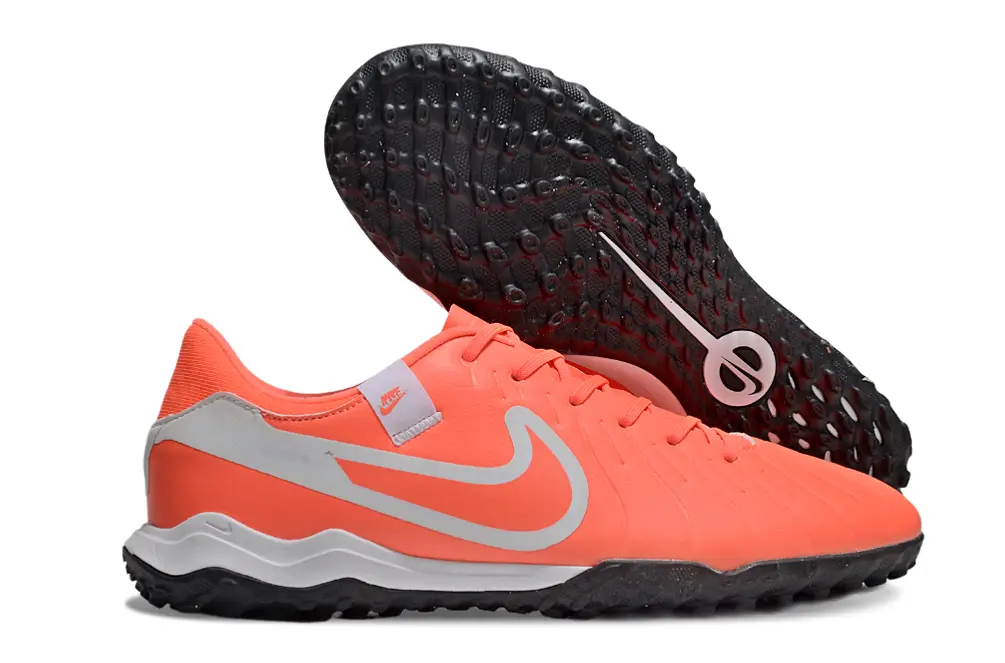 Nike Tiempo Legend 10 Academy TF - Coral/Electric Coral/Sleek Gray