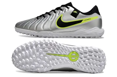 Nike Tiempo Legend 10 Academy TF - Silver/Lime Green/Black