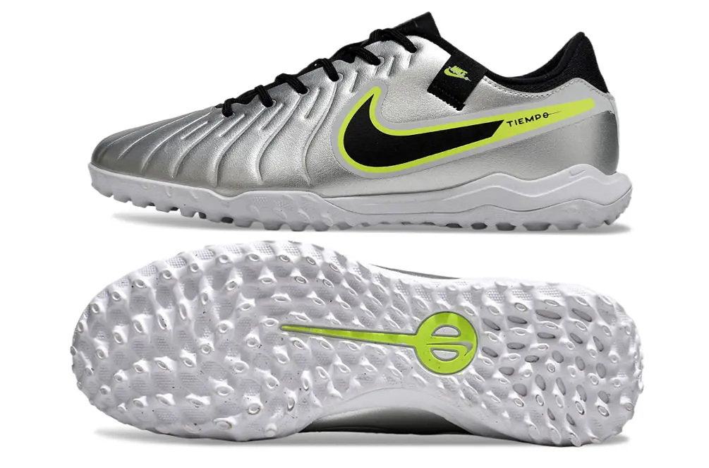 Nike Tiempo Legend 10 Academy TF - Silver/Lime Green/Black