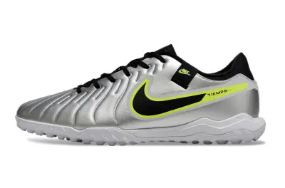 Nike Tiempo Legend 10 Academy TF - Silver/Lime Green/Black