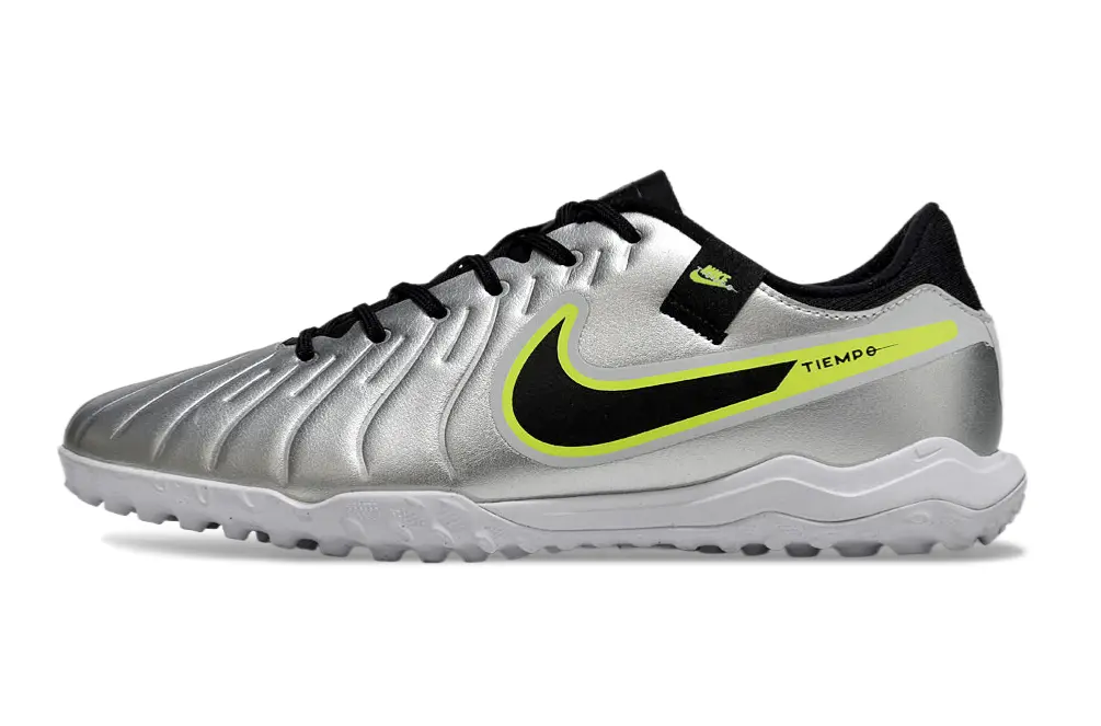 Nike Tiempo Legend 10 Academy TF - Silver/Lime Green/Black