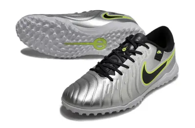 Nike Tiempo Legend 10 Academy TF - Silver/Lime Green/Black