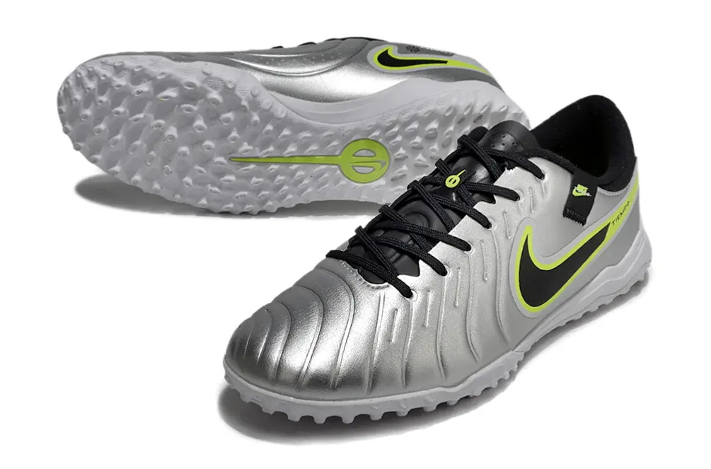 Nike Tiempo Legend 10 Academy TF - Silver/Lime Green/Black