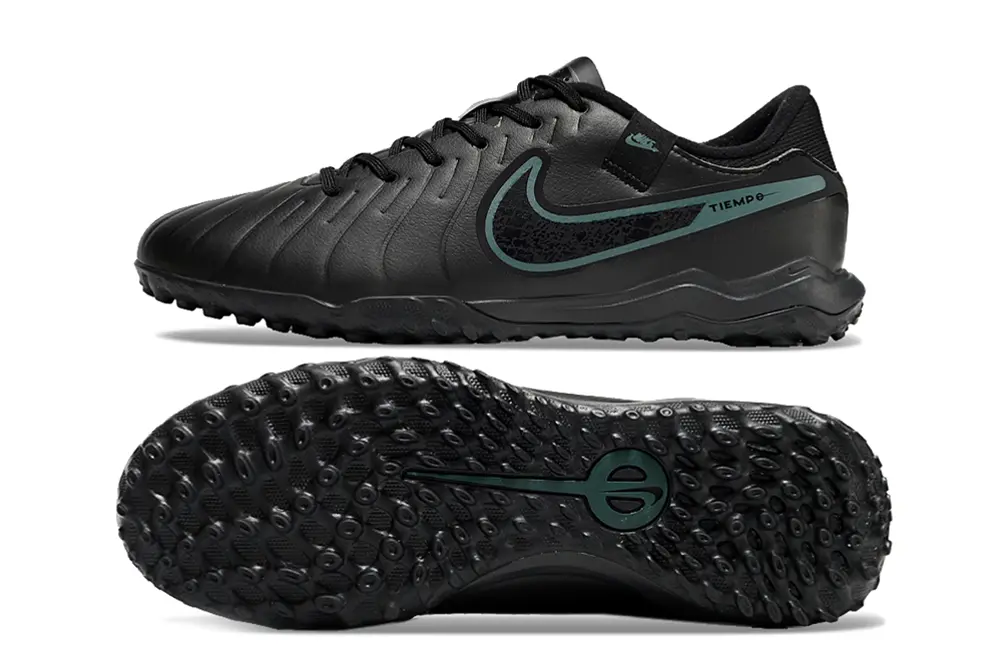 Nike Tiempo Legend 10 Academy TF - Black/Dark Charcoal/Teal Green