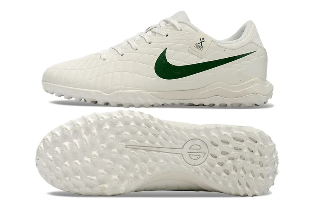 Nike Tiempo Legend 10 Academy TF - White/Forest Green/Light Grey