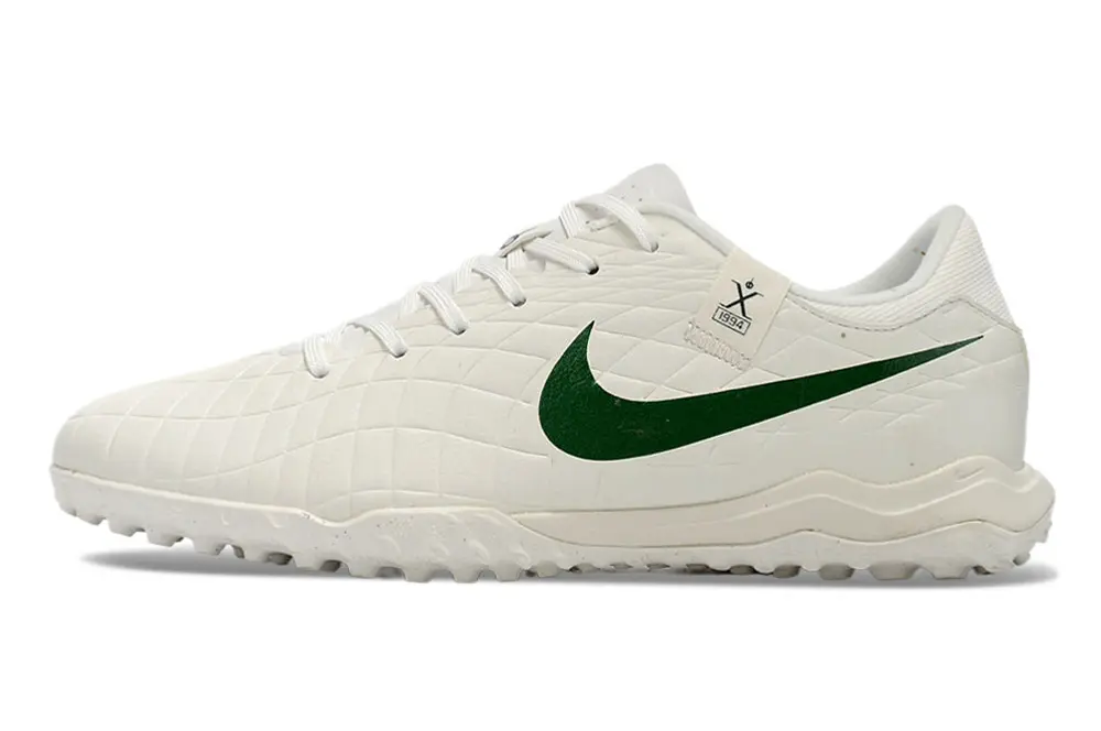 Nike Tiempo Legend 10 Academy TF - White/Forest Green/Light Grey