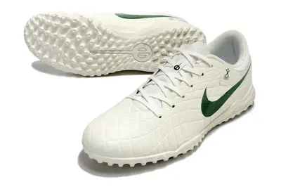 Nike Tiempo Legend 10 Academy TF - White/Forest Green/Light Grey