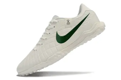 Nike Tiempo Legend 10 Academy TF - White/Forest Green/Light Grey