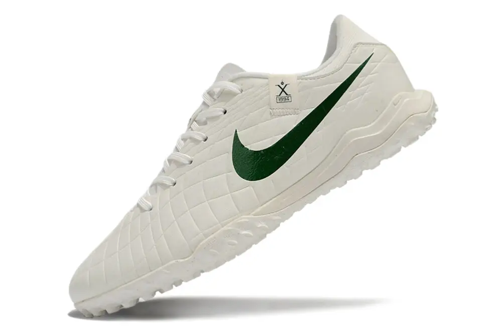 Nike Tiempo Legend 10 Academy TF - White/Forest Green/Light Grey