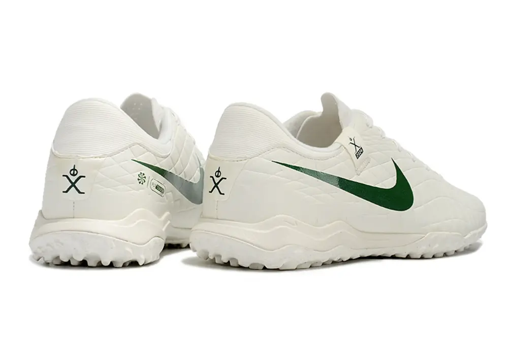 Nike Tiempo Legend 10 Academy TF - White/Forest Green/Light Grey
