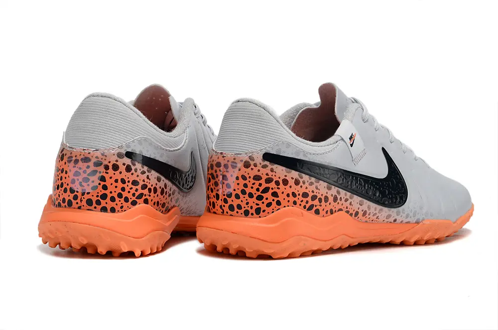 Nike Tiempo Legend 10 Academy TF - Gray/Vibrant Orange/Black