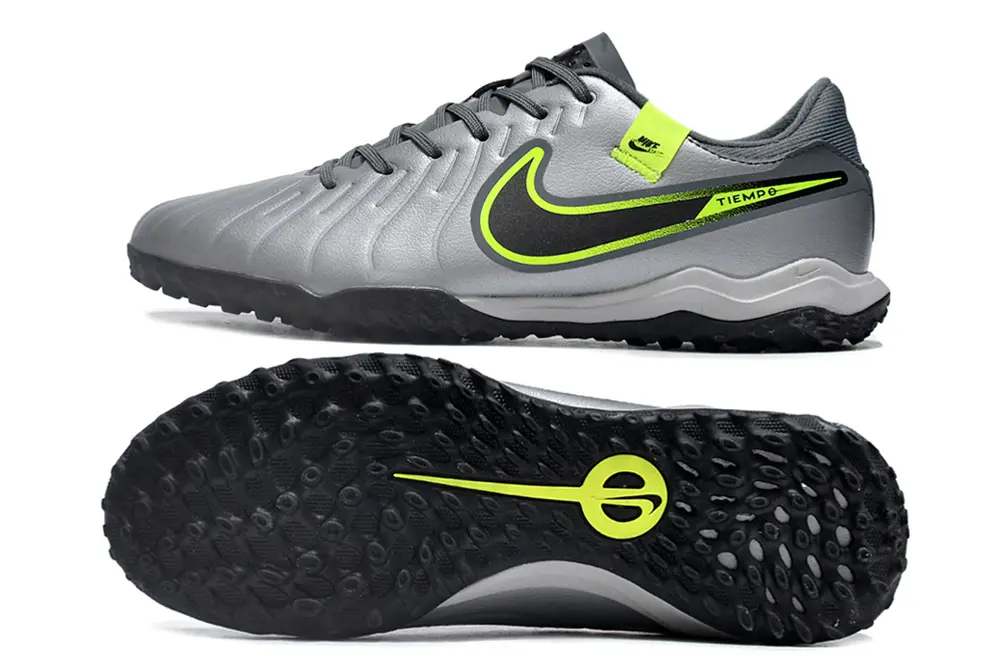 Nike Tiempo Legend 10 Academy TF - Gray/Neon Green/Dark Black