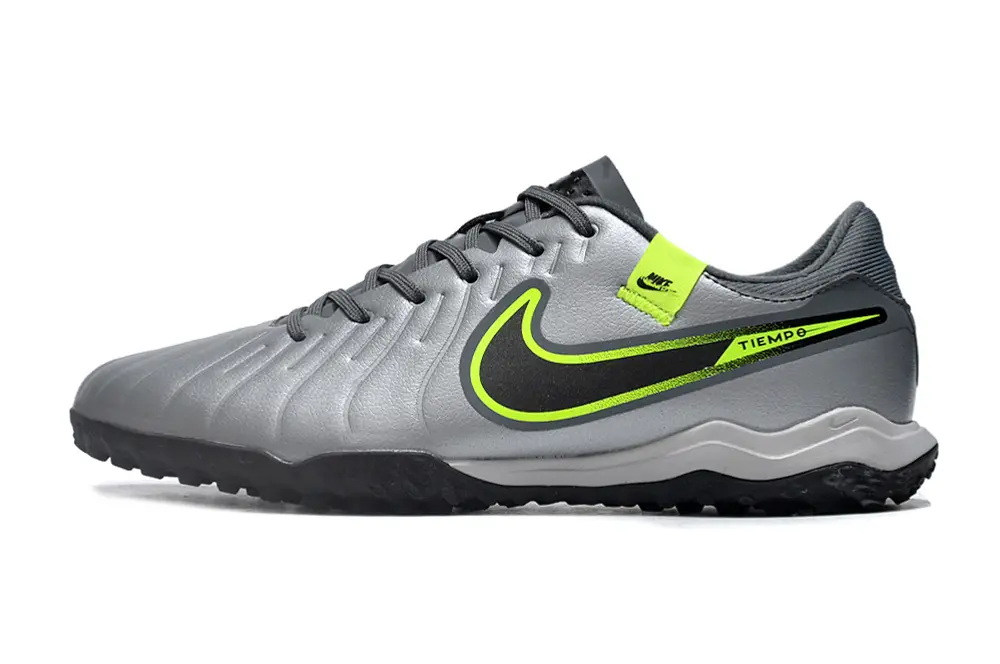 Nike Tiempo Legend 10 Academy TF - Gray/Neon Green/Dark Black