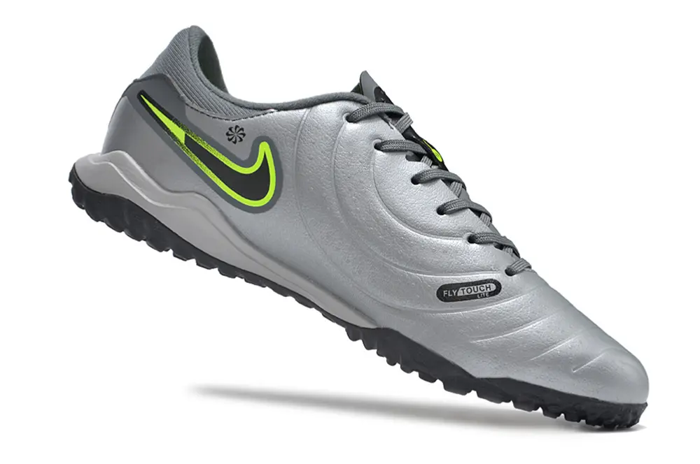 Nike Tiempo Legend 10 Academy TF - Gray/Neon Green/Dark Black