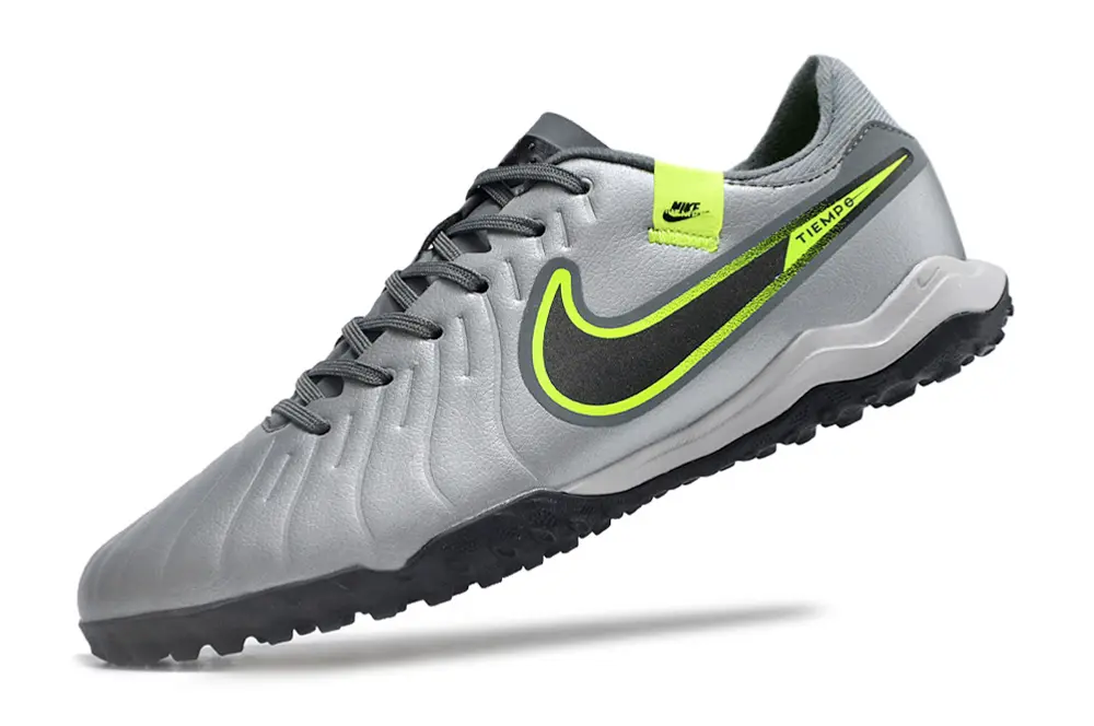 Nike Tiempo Legend 10 Academy TF - Gray/Neon Green/Dark Black