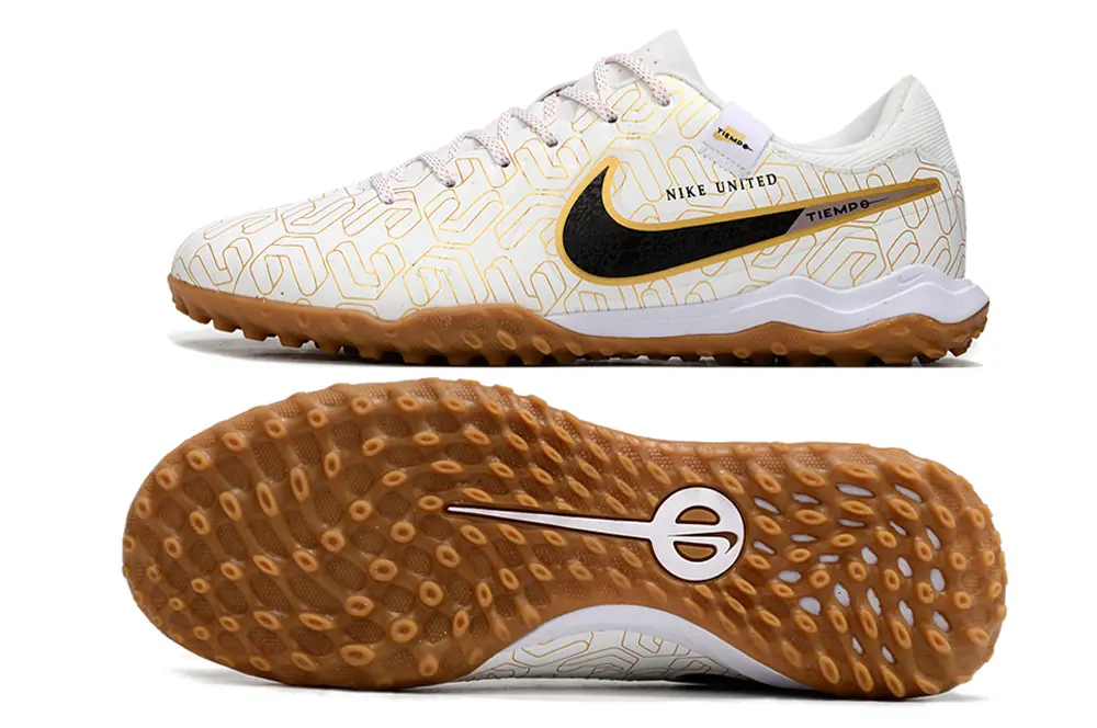 Nike Tiempo Legend 10 Academy TF - White/Golden Yellow/Black