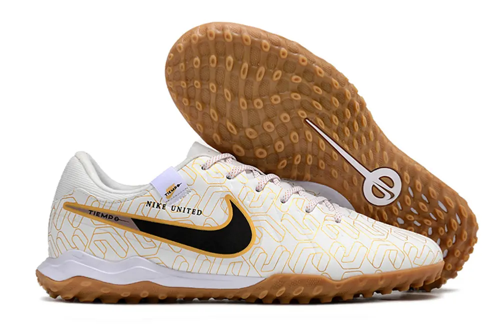Nike Tiempo Legend 10 Academy TF - White/Golden Yellow/Black
